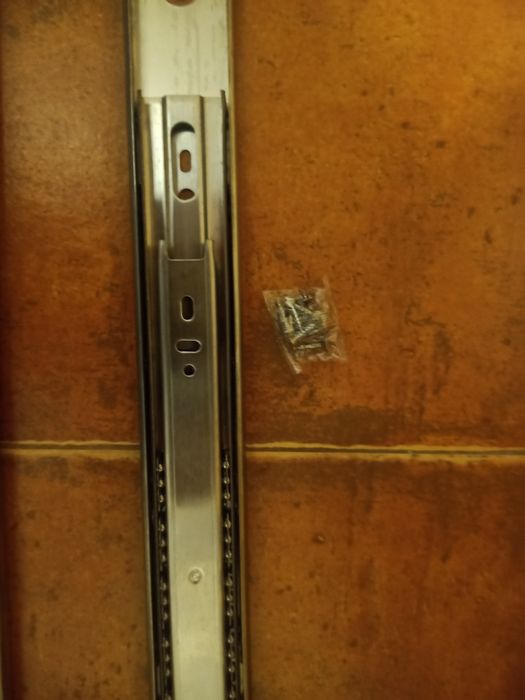 7 Conjuntos novos de corrediças de esferas de ferro inoxidável