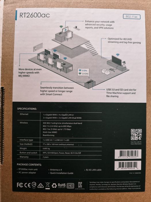 Synology Router RT2600ac
