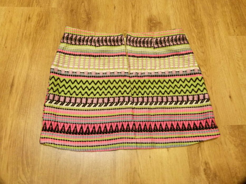 Primark spódnica kolorowa pleciona ze sznurków rozm M 38