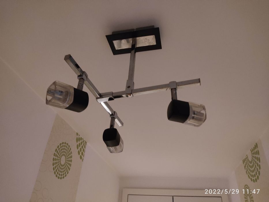 Conjunto quatro candeeiros para lâmpadas G9