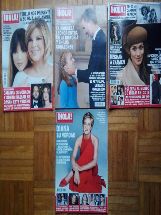 Revistas Hola! Impecáveis