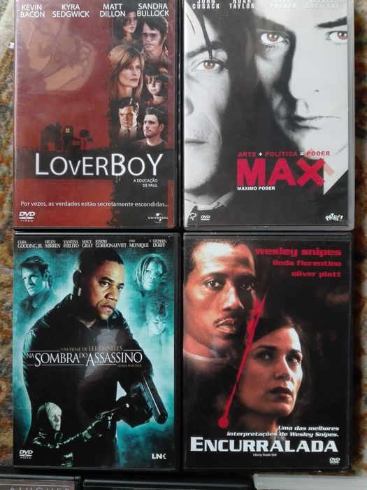 Filmes DVD novos (não selados) com legendas em Português
