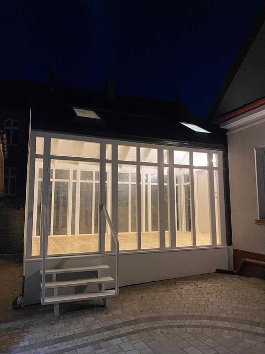 Ogród Zimowy/Oranżeria/Zabudowa Tarasu/Na Wymiar/Drewno BSH