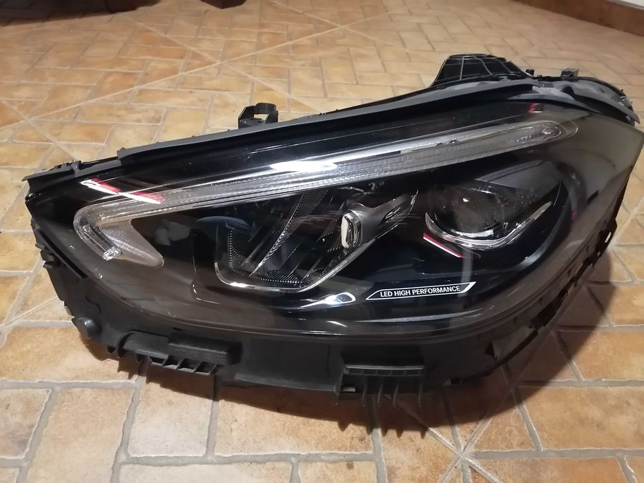 Farol Mercedes classe C w206 ótica óptica Led original full led