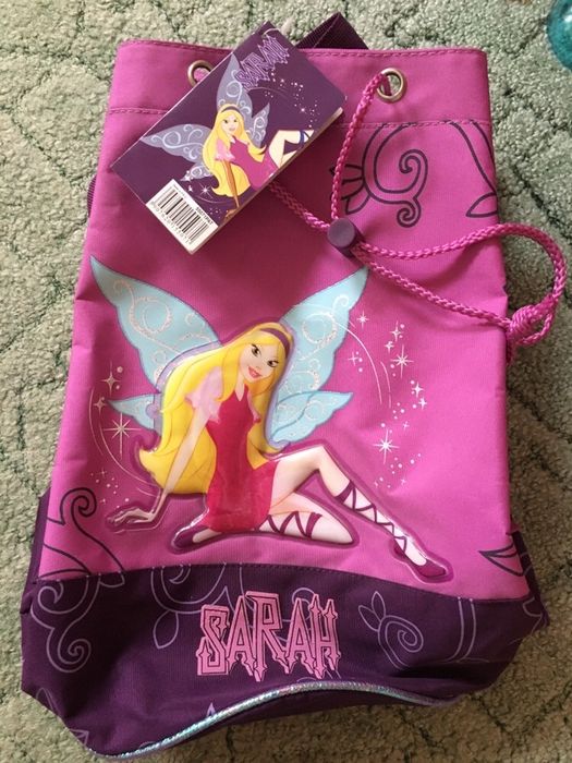 Worek sportowy torba na plecy shopper sara różowy plecak torebka