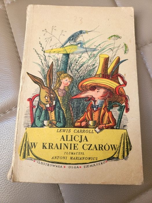 Alicja w krainie czarów wyd 1 1957 okładka miękka.