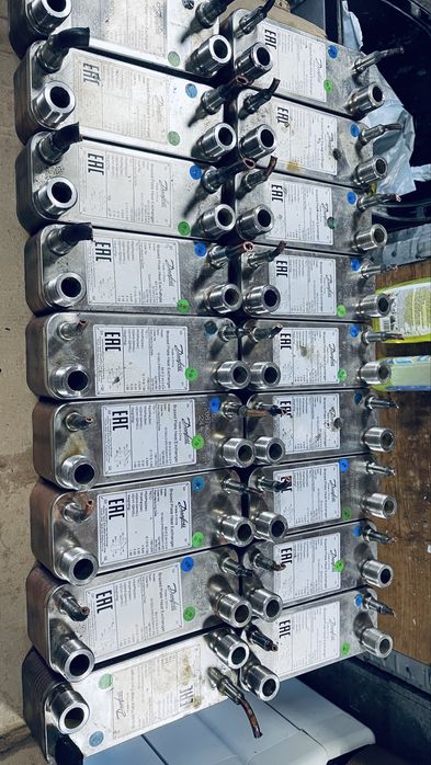 Danfoss пластинчастий теплообмінник фреон - вода, 30 бар