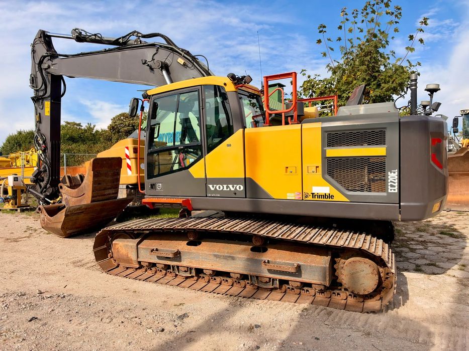 Volvo EC220EL Trimble 3D GPS 3 łyżki, widły TOP