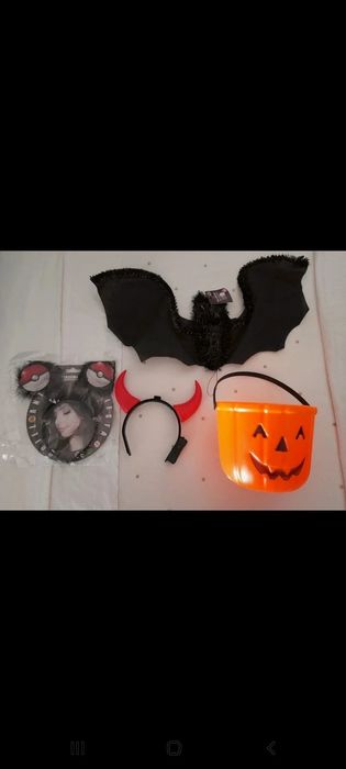 Conjunto de acessórios para o Halloween