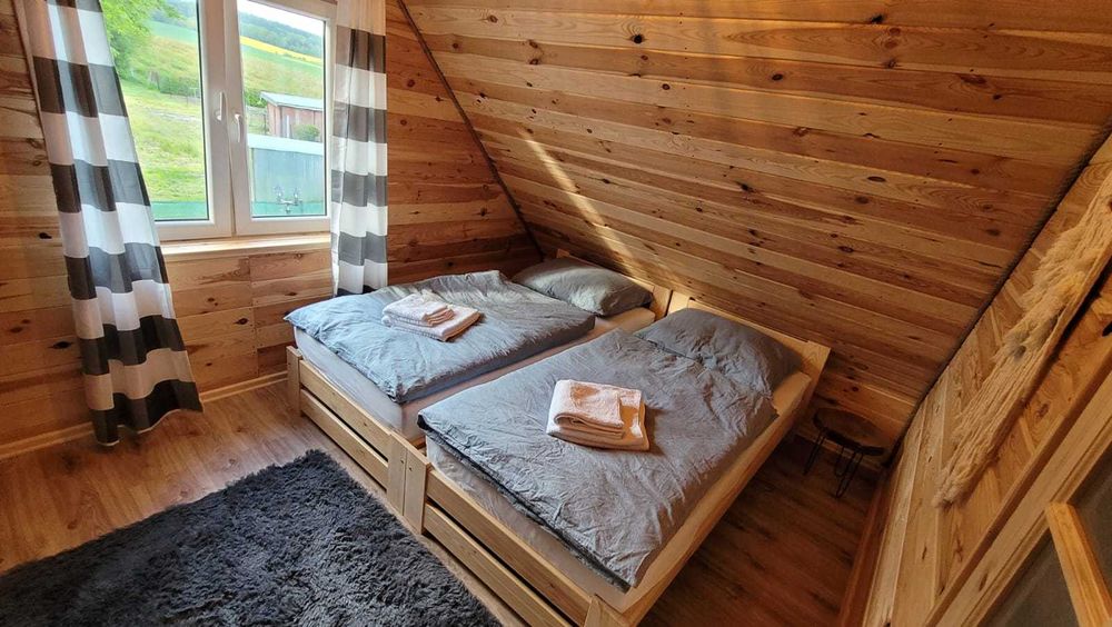 Domek całoroczny Zakątek Krasice, strefa relaksu, bania, jacuzzi, quad