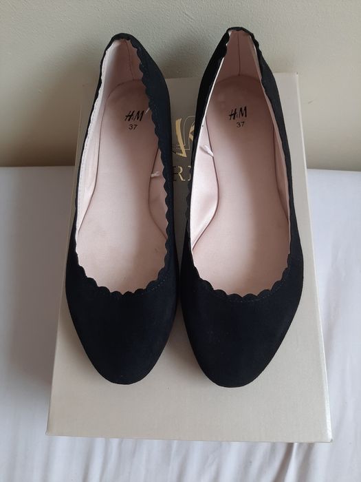 Czarne baleriny H&M r.37