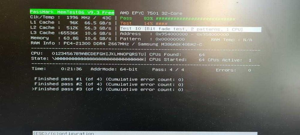 Pamięć RAM 64GB Samsung 4DRx4 PC-4 SERWER M386A8K40BM2