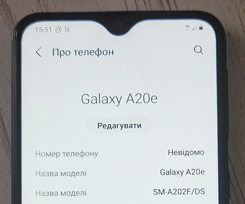 Samsung Galaxy A20e A202F/DS