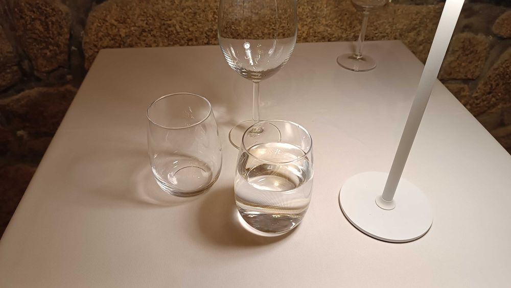 Copos de água em vidro transparente modelo Ikea STORSINT