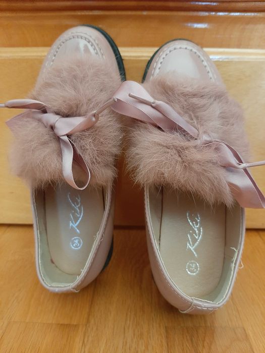 Sapatos menina rosa classicos