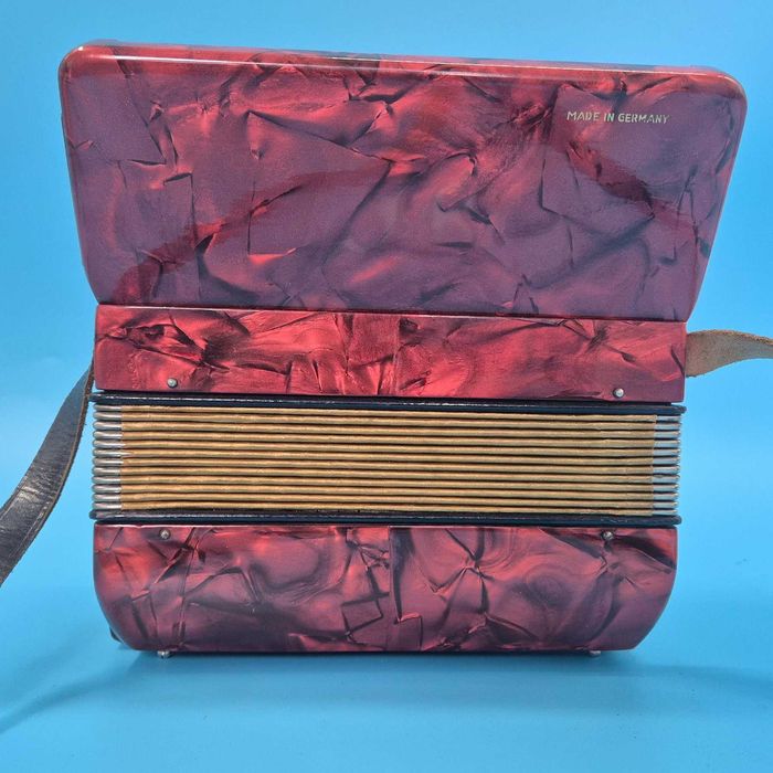 Acordeão diatónico -  Hohner Mignon - Concertina - a funcionar