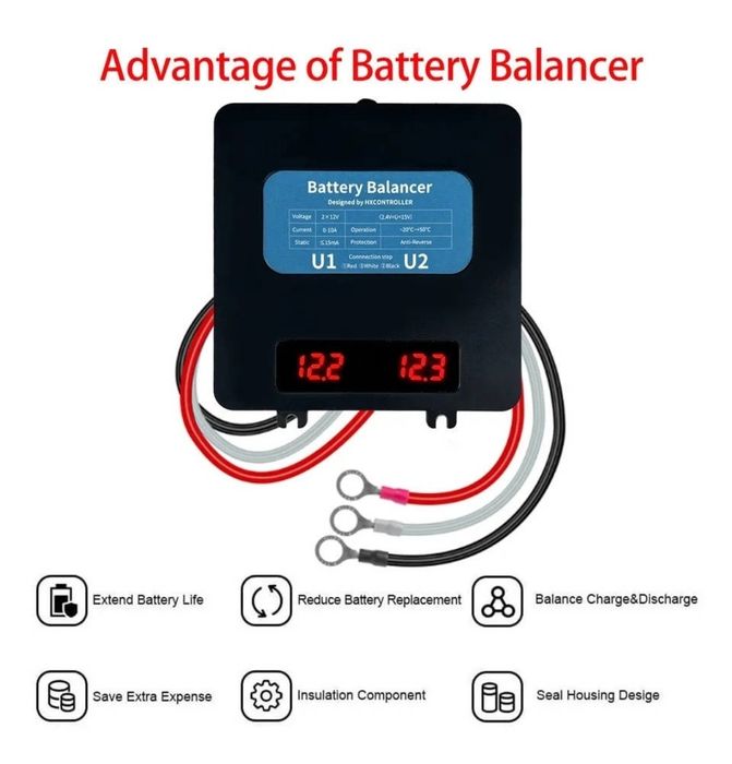Балансир АКБ Battery Equalizer NXController (з індикацією)