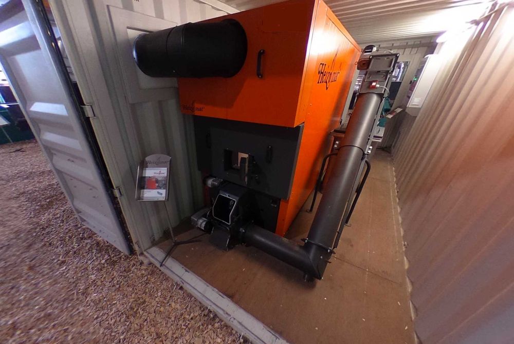 HEIZOMAT Piec na Trociny Zrębki Owies Pestka Wióra inne Biomasy 60 kw