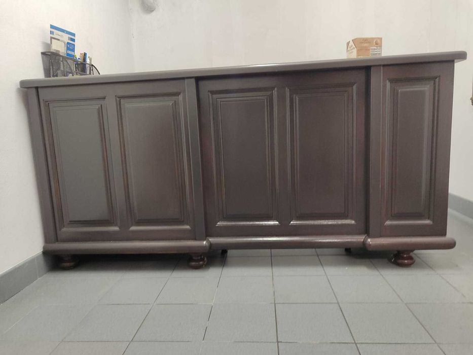 Mesa secretária + mesa auxiliar para impressora