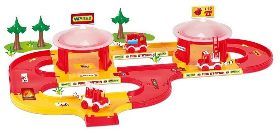 Паркінг пожежний  Kid Cars 3d - гараж з дорогою (3,1 м)