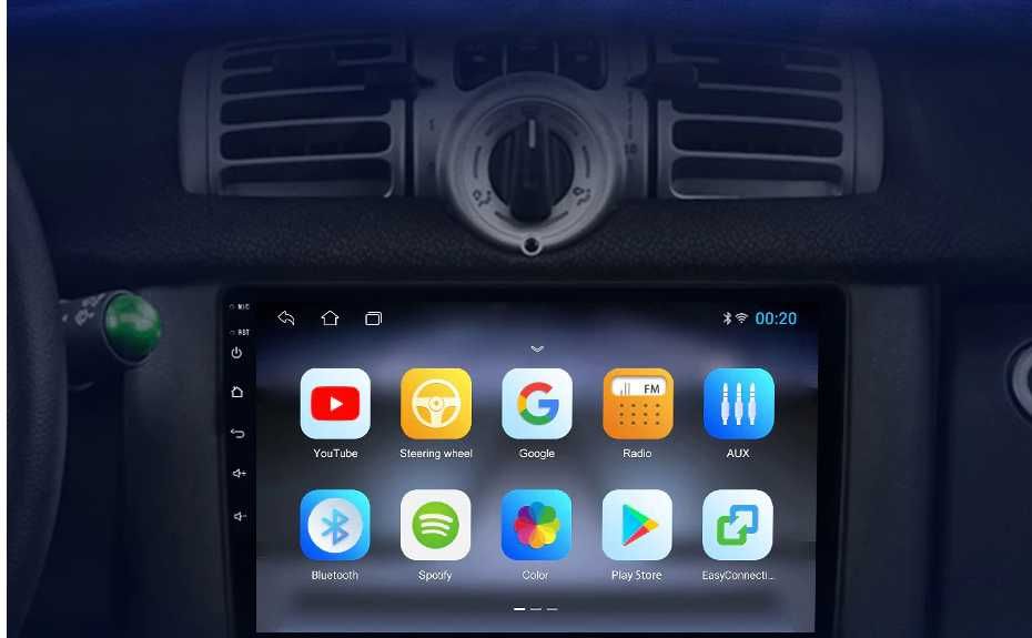 Radio 2 DIN Android para Smart Fortwo - Smart 2 - Novo Garantia