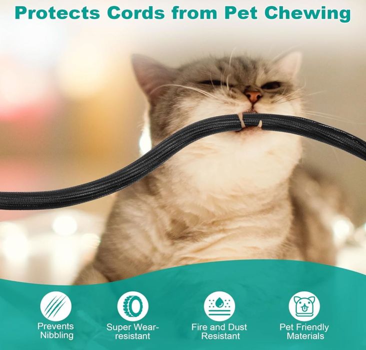 Organizer do KABLI maskownica OSŁONA maskująca oplot przewodów 3m