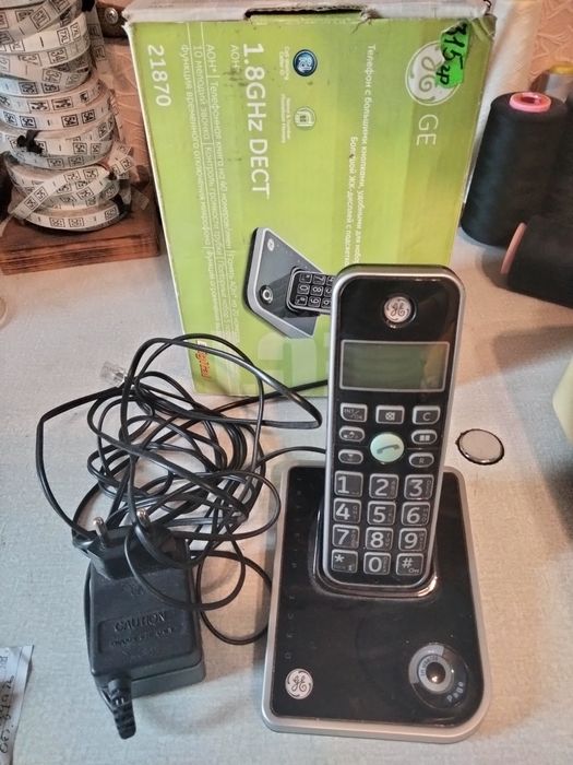 Цифровой беспроводной телефон с двойным режимом АОН