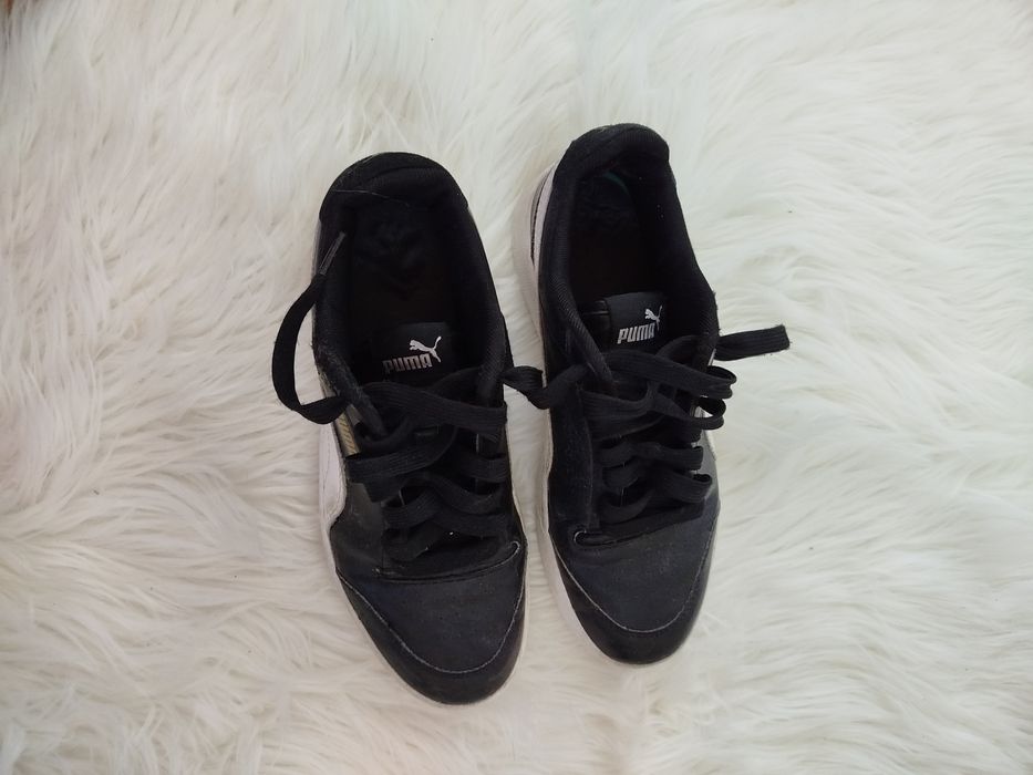 Puma Shuffle czarne sneakersy buty unisex  38