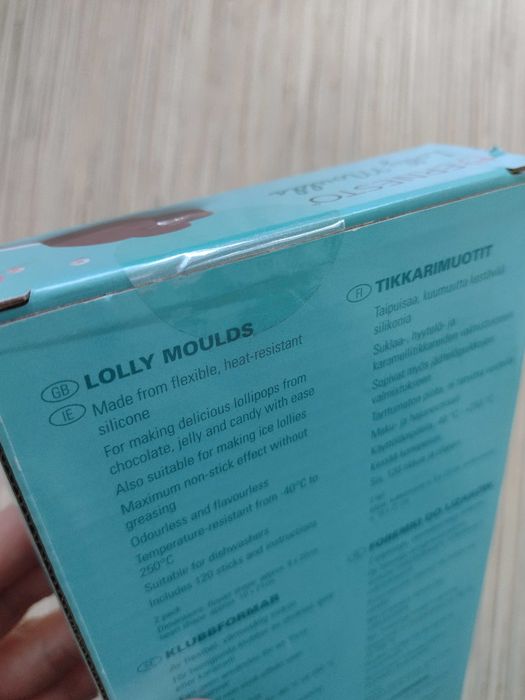 NOWE ~ ERNESTO, Lolly Moulds, foremki do lizaków