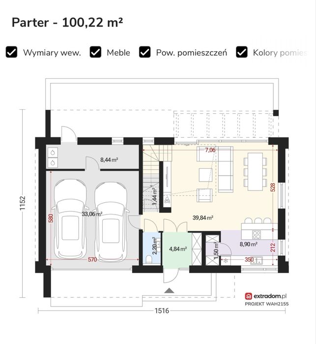 Nowoczesny dom w Kaliszkach k. Czosnowa | 135 m² + garaż 33 m² | 4 sypialnie | wysoki standard