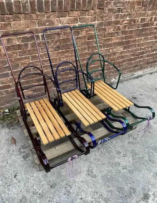 Сани бордові Королівські санки