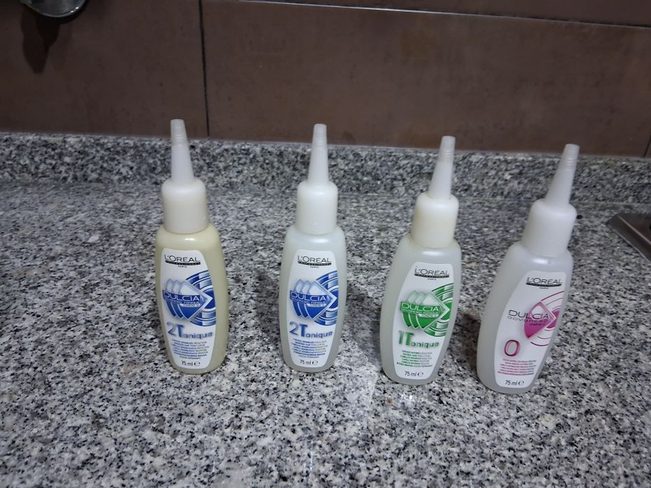 Oleo para ondulacao, e protetores para o cabelo