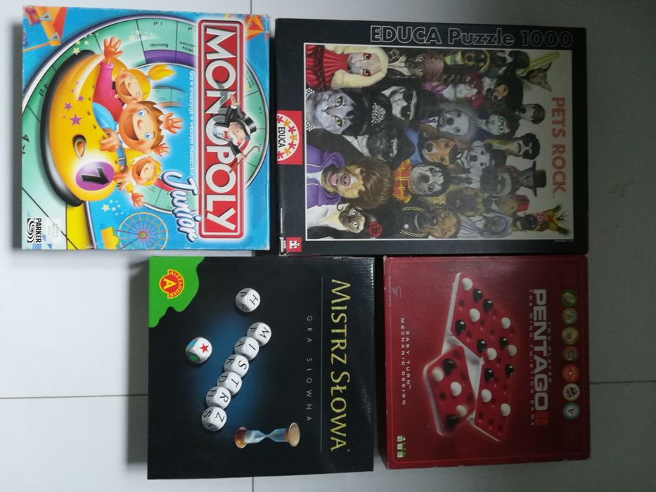Gry planszowe, puzzle