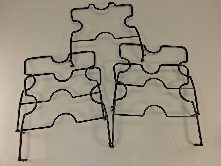 W040 Stojak Metalowy Regał Na Butelki Szafka Organizer Kuchnia Piwnica