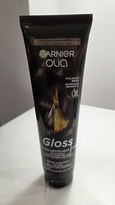 Garnier Olia Gloss Maska Koloryzująca Toner Chłodny Brąz do Włosów