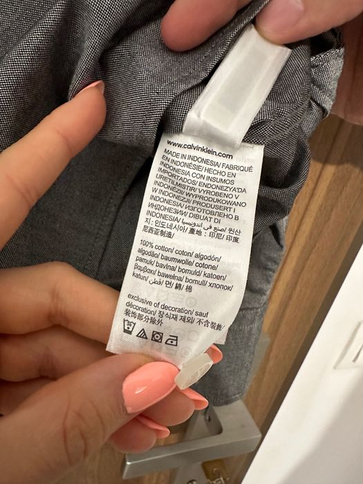Nowa koszula Calvin Klein szara