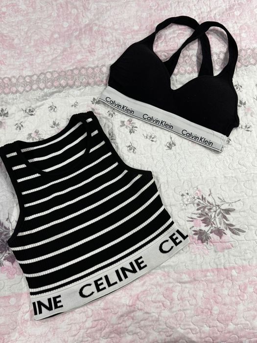 Кофта Celine i топ Calvin Klein
