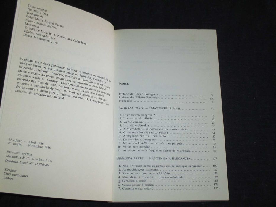 Livro Microdieta Como emagrecer com 330 calorias