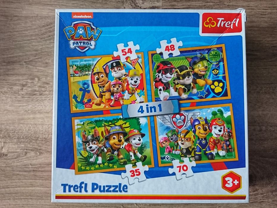 6x Puzzle Psi Patrol, Super Wings, Cars, Bing, Progres. Stan b.d.! 4+