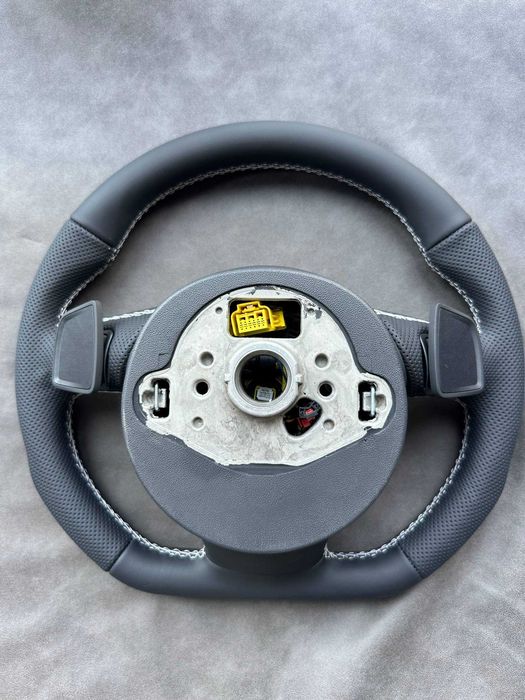 Кермо Audi S-Line Flat Bottom 2008–2016 | Перфорована шкіра | Підігрів | Нове