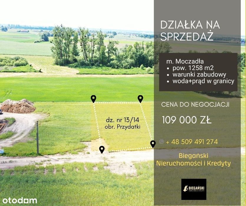 Działka pod miastem, nowe osiedle