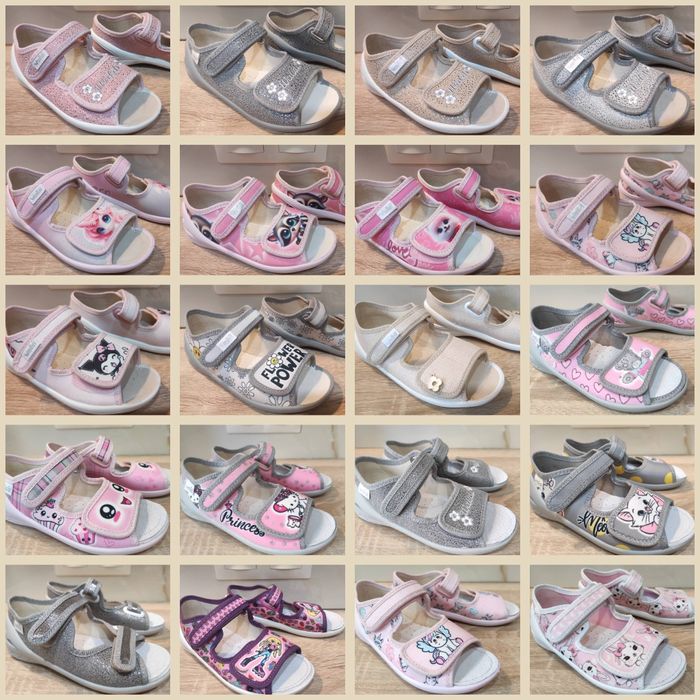 Нові текстильні тапочки, босоніжки  Валді, Waldi для девочки, дівчинки