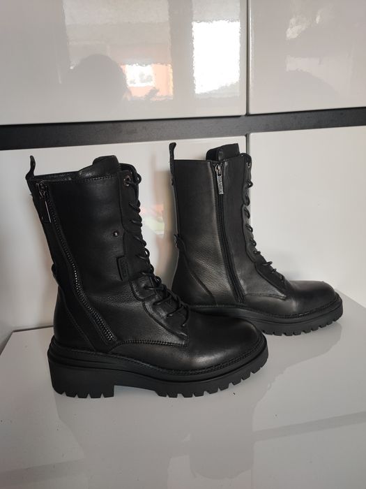 Botki wysokie skórzane Carmela 39