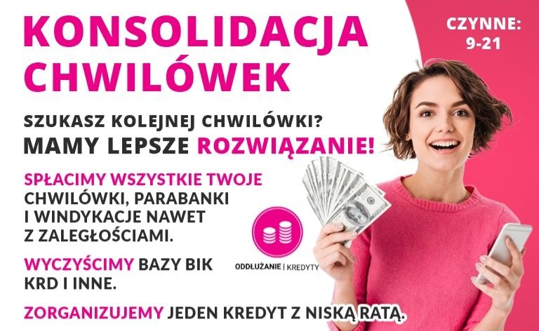 pożyczka prywatna spłata chwilówek kredyt na spłatę konsolidacja
