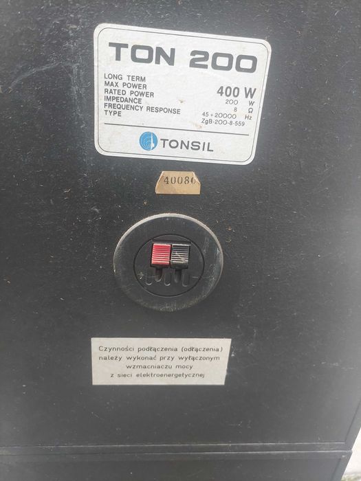Kolumna głośnikowa Tonsil Ton 200 pojedyncza