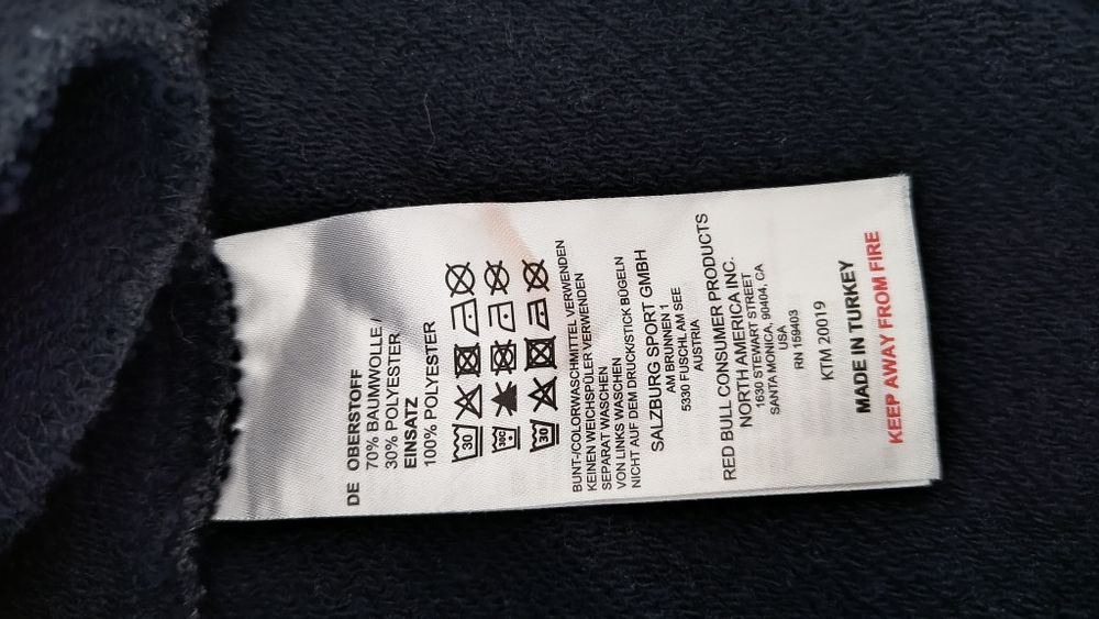 Spodnie dresowe Red Bull KTM Orange