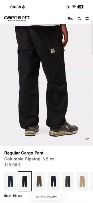 Карго штани Carhartt Regular Cargo Pant W33 L34