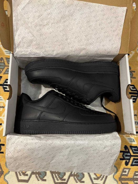 Nike Air Force 1 Black Low 36-46 розмір