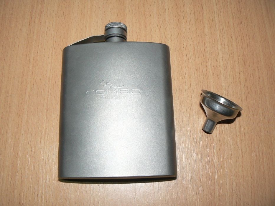 Титановая фляга Combo Titanium Flask 200ml