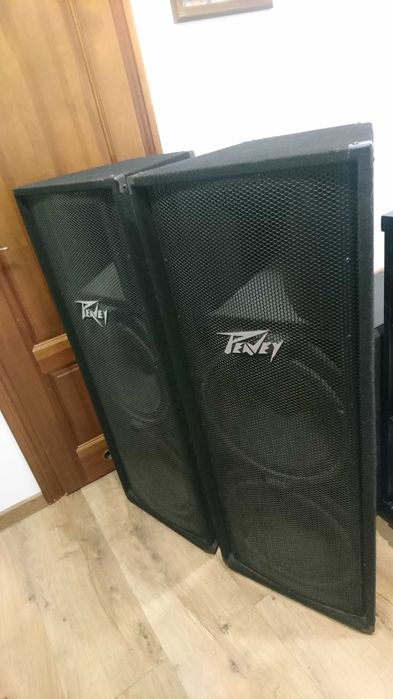 Dwie kolumny Peavey PV215 dobrze grające